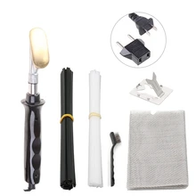 110W Electric Soldering Iron 20 Rods Plastic Welding Machine Smoothing Tool Plastic Crack Repair Spatula For Car Bumper Repair
110W Electric Soldering Iron 20 Rods Plastic Welding Machine Smoothing Tool Plastic Crack Repair Spatula For Car Bumper Repair