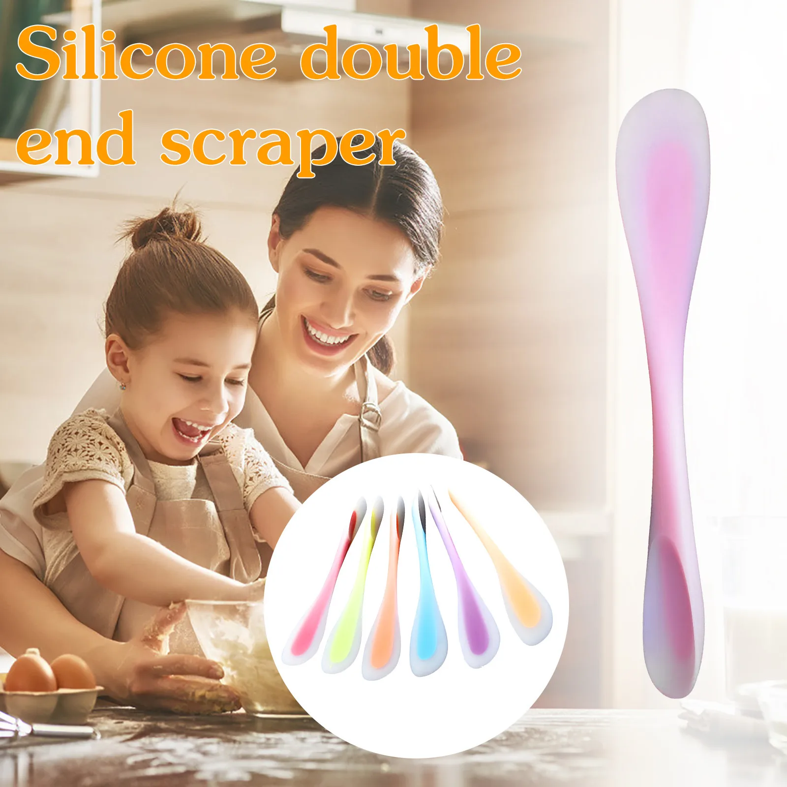 Cake scraper Multifunctional silicone scraper Translucent spoon type integrated scraper cake tool cake decorating tools new 20*
Cake scraper Multifunctional silicone scraper Translucent spoon type integrated scraper cake tool cake decorating tools new 20*