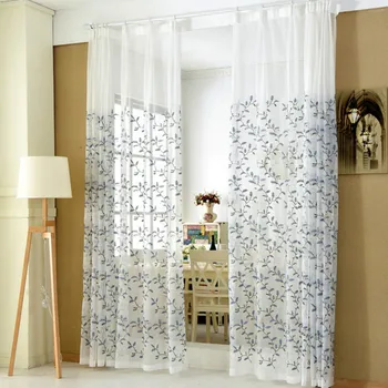 Home Partition Kitchen Curtain Plant Embroidery High Quality Tulle for Living Room Window Soft Sheer Translucidus Curtains
Home Partition Kitchen Curtain Plant Embroidery High Quality Tulle for Living Room Window Soft Sheer Translucidus Curtains