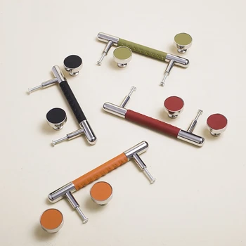 Furniture handle stainless steel leather light luxury modern simple cool wind handle furniture cabinet wardrobe door handle silv
Furniture handle stainless steel leather light luxury modern simple cool wind handle furniture cabinet wardrobe door handle silv