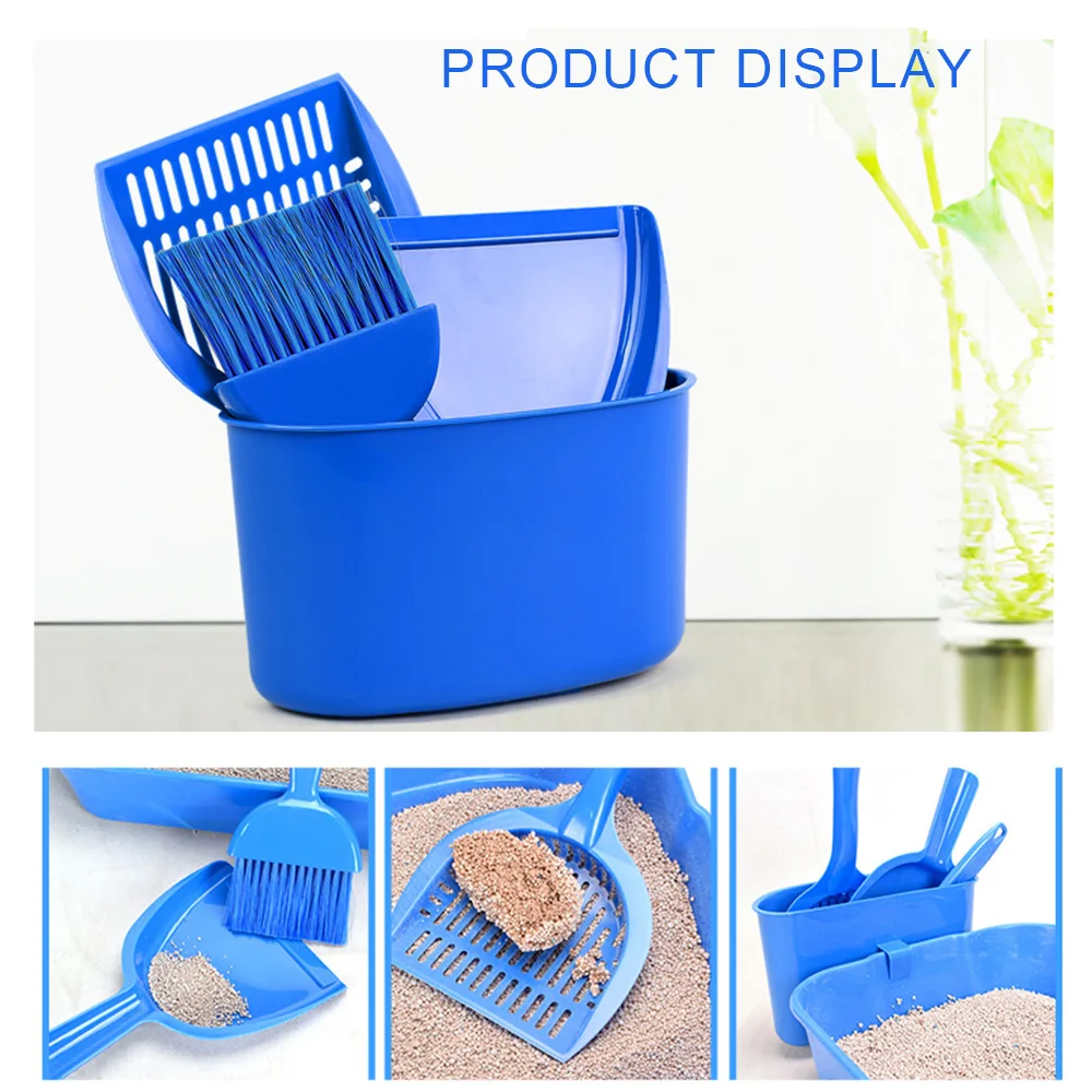 Pet Cat Litter Cleaning Set Cat Litter Scoop/Box/Mat /Broom/Dustpan/Storage Bucket 6pcs
Pet Cat Litter Cleaning Set Cat Litter Scoop/Box/Mat /Broom/Dustpan/Storage Bucket 6pcs