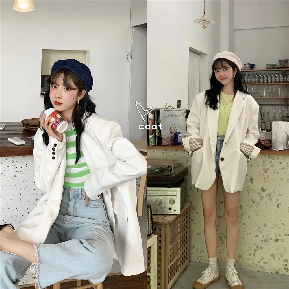 2019 Early Autumn New Style Korean-style Simple Casual Long Sleeve Joint Pattern Suit
2019 Early Autumn New Style Korean-style Simple Casual Long Sleeve Joint Pattern Suit