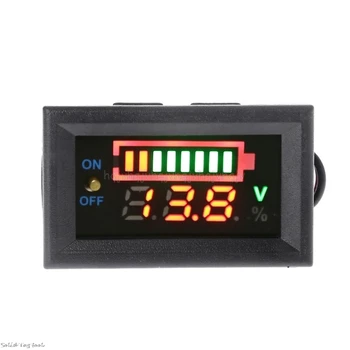 12V Car Lead Acid Battery Charge Level Indicator Battery Tester Lithium Battery Capacity Meter LED Tester Voltmeter Dual Display 
12V Car Lead Acid Battery Charge Level Indicator Battery Tester Lithium Battery Capacity Meter LED Tester Voltmeter Dual Display
