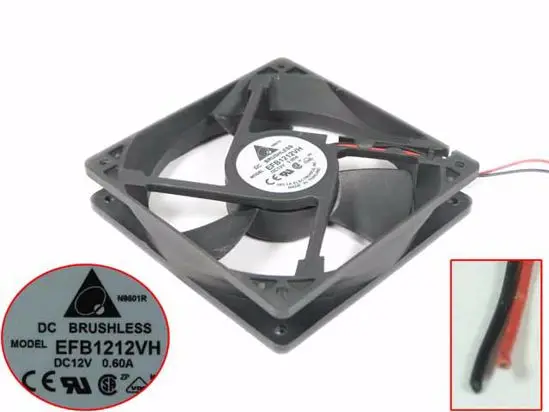 Охлаждающий вентилятор для сервера Delta Electronics EFB1212VH DC 12В 0.60A 120x120x25 мм
Охлаждающий вентилятор для сервера Delta Electronics EFB1212VH DC 12В 0.60A 120x120x25 мм