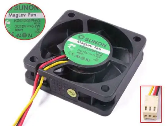 SUNON KDE1205PHV3 M S.M серверный охлаждающий вентилятор постоянного тока 12 В 0,7 Вт 50x50x15 мм 3-проводной
SUNON KDE1205PHV3 M S.M серверный охлаждающий вентилятор постоянного тока 12 В 0,7 Вт 50x50x15 мм 3-проводной