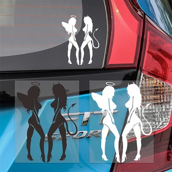 10.5*14CM ANGEL DEVIL Sexy Girl fun Personality Car Sticker Decal Car Styling For Opel Peugeot nissan honda Citroen KIA k2 SEAT
10.5*14CM ANGEL DEVIL Sexy Girl fun Personality Car Sticker Decal Car Styling For Opel Peugeot nissan honda Citroen KIA k2 SEAT