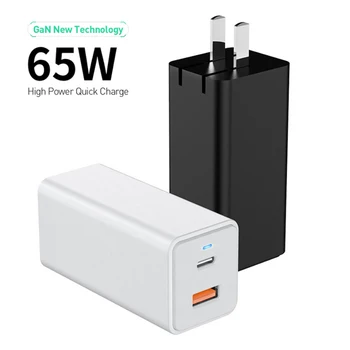 GaN 65W 45W Type C PD Fast Charger USB C Power Laptop Adapter for Macbook Pro 13 Huawei Matebook HP DELL XPS Notebooks US Plug
GaN 65W 45W Type C PD Fast Charger USB C Power Laptop Adapter for Macbook Pro 13 Huawei Matebook HP DELL XPS Notebooks US Plug