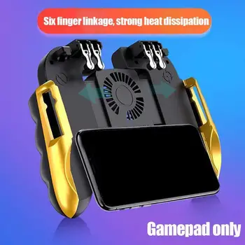 NEW PUBG Game Controller Gamepad Trigger Shooting Free Fire Cooling Fan Gamepad Joystick For IOS Android Mobile Phone
NEW PUBG Game Controller Gamepad Trigger Shooting Free Fire Cooling Fan Gamepad Joystick For IOS Android Mobile Phone