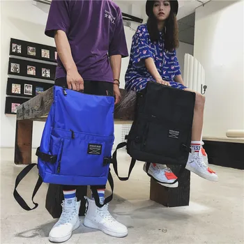 Hong Kong Style Men and Women Popular Bag Female Cute Simple Large Capacity Backpack
Hong Kong Style Men and Women Popular Bag Female Cute Simple Large Capacity Backpack