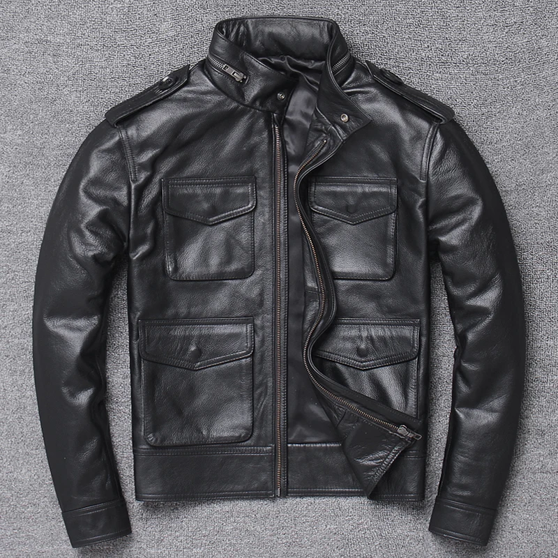 Winter Lear Lear Man First Layer Lear Skin Material Business Casual Lear Jacket Loose Dad Put Coat Lapels
Winter Lear Lear Man First Layer Lear Skin Material Business Casual Lear Jacket Loose Dad Put Coat Lapels