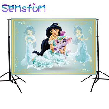 Customize Jasmine Princess Backdrop For Photo Studio Girls Birthday photo background photocall Photoshoot
Customize Jasmine Princess Backdrop For Photo Studio Girls Birthday photo background photocall Photoshoot
