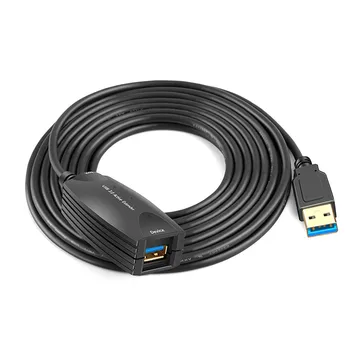 5M USB 3.0 Extension Cable Line Male to Female Extension Data Cable with Signal Booster for Universal PC Phone Keyboard
5M USB 3.0 Extension Cable Line Male to Female Extension Data Cable with Signal Booster for Universal PC Phone Keyboard