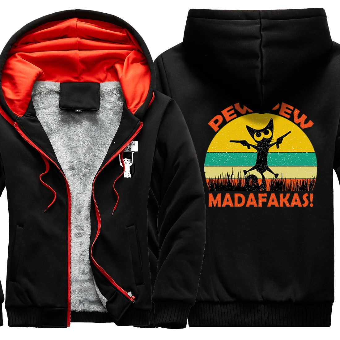 Pew Pew Madafakas Print Thicken Hoodies Men Jackets 2020 Sweatshirts Oversize Homme Winter Clothes Keep Warm Supoleron Hombre
Pew Pew Madafakas Print Thicken Hoodies Men Jackets 2020 Sweatshirts Oversize Homme Winter Clothes Keep Warm Supoleron Hombre