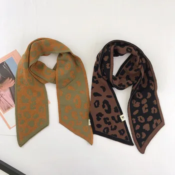 Leopard Print Luxury Brand Knitted Scarf 2020 New Scarf Women Winter Scarf Long Skinny Small Scarf Female Neckerchief Scarf
Leopard Print Luxury Brand Knitted Scarf 2020 New Scarf Women Winter Scarf Long Skinny Small Scarf Female Neckerchief Scarf