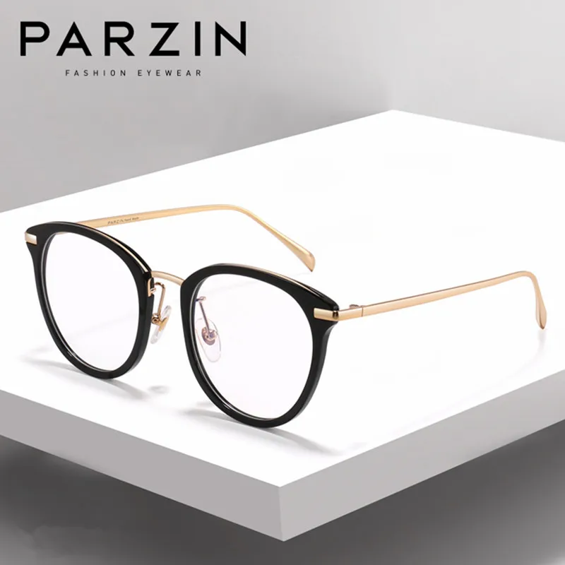 PARZIN Acetate Round Glasses Frame Women Retro Myopia Glasses Frames Female Precription Eyewear 15708
PARZIN Acetate Round Glasses Frame Women Retro Myopia Glasses Frames Female Precription Eyewear 15708