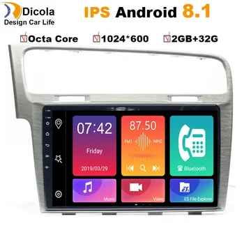 Android 8.1 2.5D IPS DSP Car GPS Navigation radio Player Multimedia for VW Volkswagen Golf 7 2013 2014 2015 2016 2017 BT No dvd
Android 8.1 2.5D IPS DSP Car GPS Navigation radio Player Multimedia for VW Volkswagen Golf 7 2013 2014 2015 2016 2017 BT No dvd