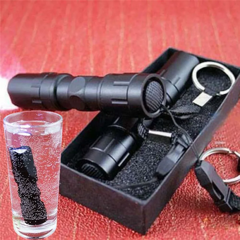 Portable Waterproof 8000LM Pocket LED Flashlight Zoomable LED Torch Mini Penlight Light AA buttery not included
Portable Waterproof 8000LM Pocket LED Flashlight Zoomable LED Torch Mini Penlight Light AA buttery not included