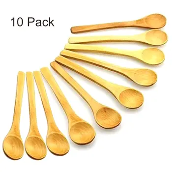 10PCS Wooden Spoon, Easy Wash Smooth Durabale Cooking Spoons for Baby Toddler Kids Use
10PCS Wooden Spoon, Easy Wash Smooth Durabale Cooking Spoons for Baby Toddler Kids Use