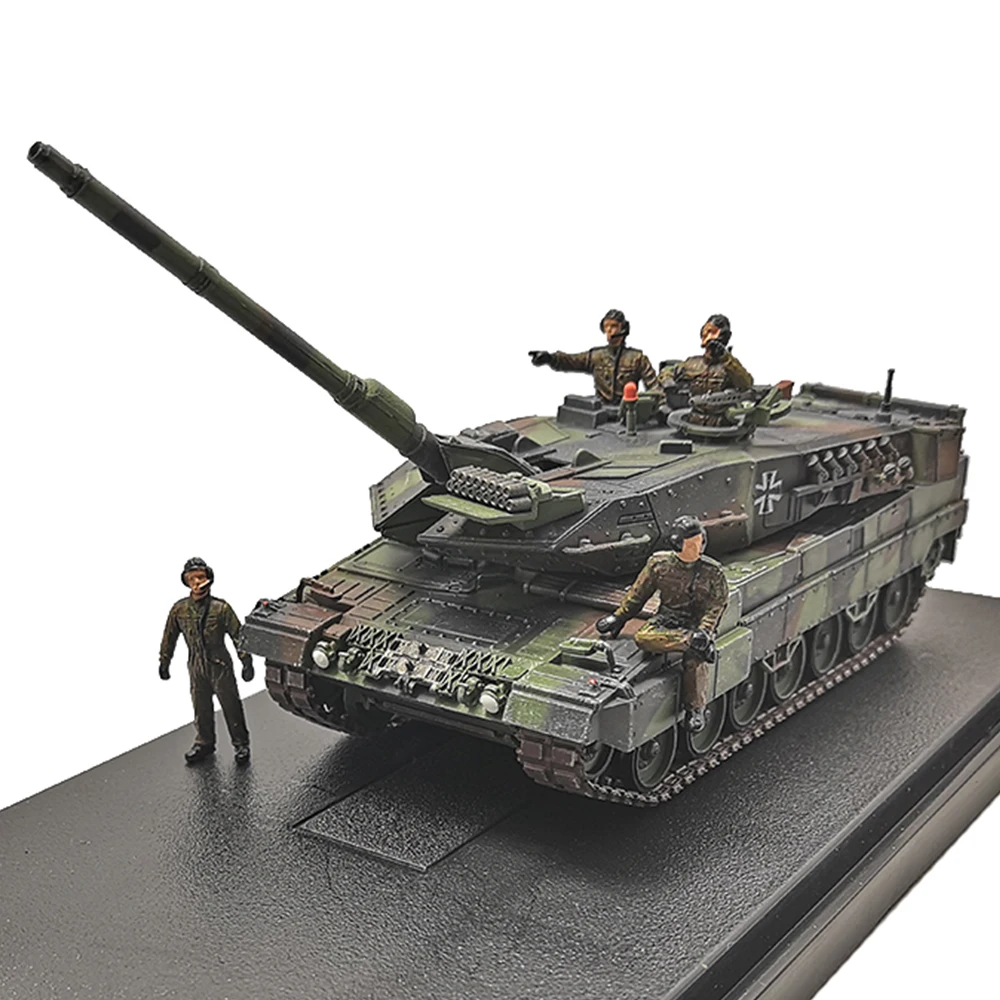 Литой под давлением танк модель масштаба 1:72 армейский леопард 2 A7 с четырьмя