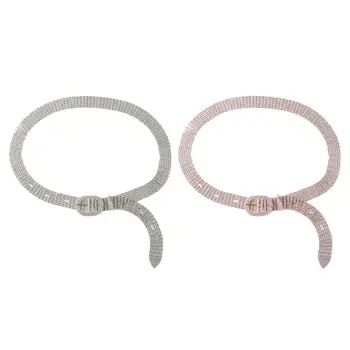 Ladies Women Shiny Bling Waistband New Oval Buckle Head Rhinestone Belt
Ladies Women Shiny Bling Waistband New Oval Buckle Head Rhinestone Belt