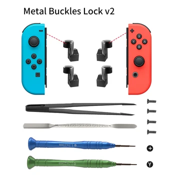 Metal Lock Buckles V2 For Joycon Controller upgrade Repair Tool Kit for nintendo switch joycon with Screwdrivers
Metal Lock Buckles V2 For Joycon Controller upgrade Repair Tool Kit for nintendo switch joycon with Screwdrivers