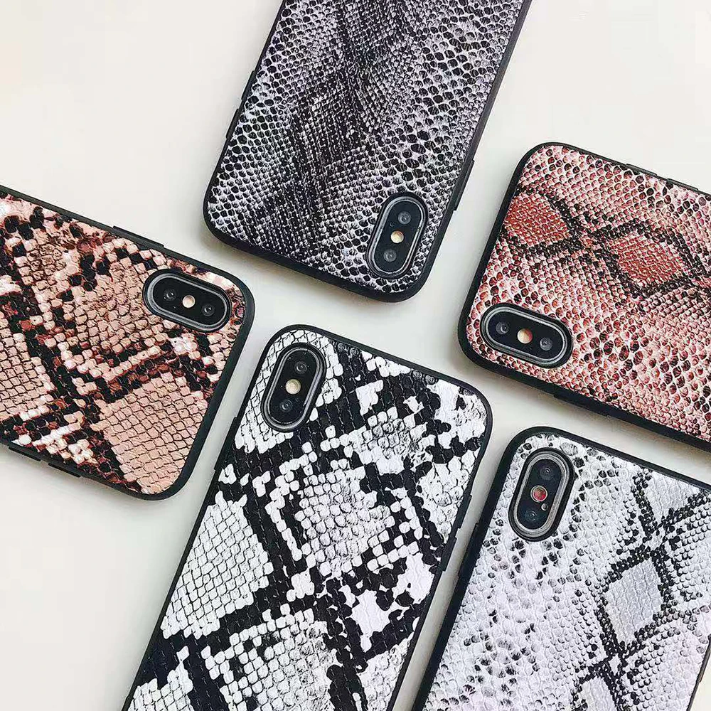 LOVECOM Snake Skin Leather Phone Case For iPhone XR XS Max 6 6S 7 8 Plus X Sexy Texture Soft TPU Phone Back Cover Conque Gift
LOVECOM Snake Skin Leather Phone Case For iPhone XR XS Max 6 6S 7 8 Plus X Sexy Texture Soft TPU Phone Back Cover Conque Gift