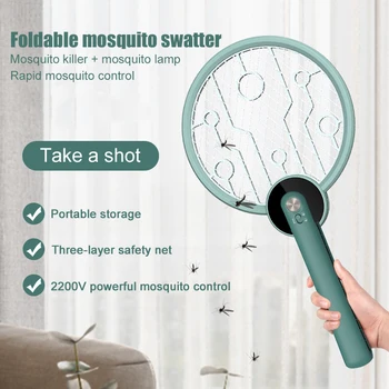 USB Charging Mosquito Swatter Fly Bug Killer Practical Foldable Mosquito Swatter Mosquito Lamp GHS99
USB Charging Mosquito Swatter Fly Bug Killer Practical Foldable Mosquito Swatter Mosquito Lamp GHS99