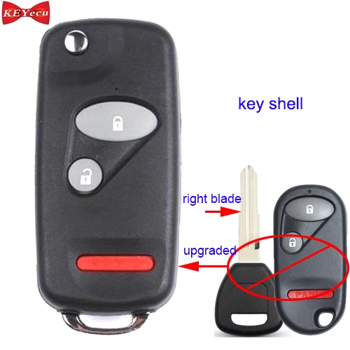 KEYECU for Honda Accord Civic CR-V Element Pilot Modified Remote Car Key Shell Case Fob Housing Cover 
KEYECU for Honda Accord Civic CR-V Element Pilot Modified Remote Car Key Shell Case Fob Housing Cover