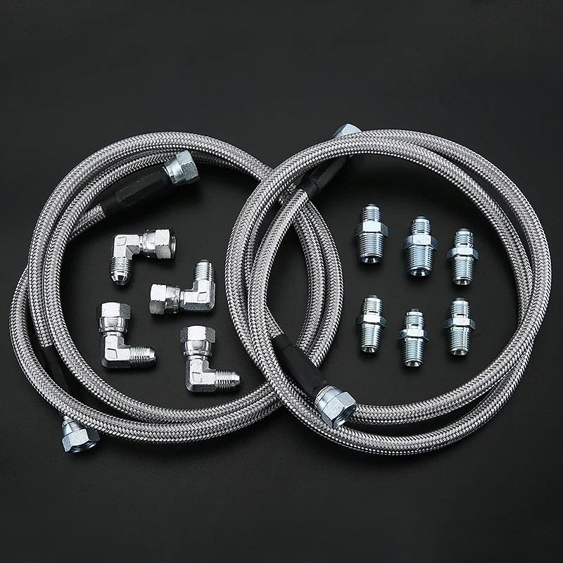 Mayitr 1set Car Auto Braided Transmission Cooler Hose Lines Fittings TH350 700R4 TH400 52" Tool Parts
Mayitr 1set Car Auto Braided Transmission Cooler Hose Lines Fittings TH350 700R4 TH400 52" Tool Parts