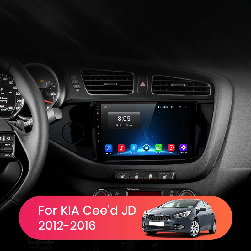 AWESAFE PX9 для KIA Cee 'd CEED JD 2012 2016 Радио Мультимедийный видеоплеер GPS No 2din 2 din Android 10 0 ГБ +