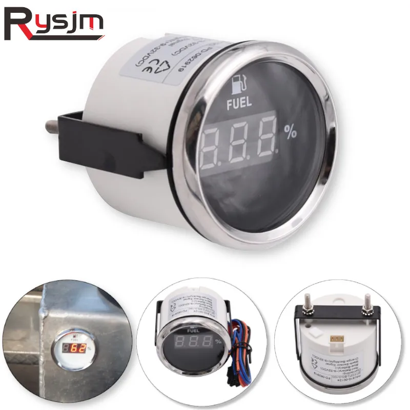 2''52mm LCD Display Digital Fuel Level Gauge Meter 240~33ohm /0~190ohm Oil Meter Indicator With Red Backlight for car boat 9-32V
2''52mm LCD Display Digital Fuel Level Gauge Meter 240~33ohm /0~190ohm Oil Meter Indicator With Red Backlight for car boat 9-32V