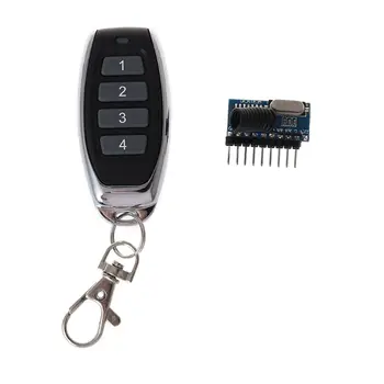 New AK-B19 4 Button Keys Wireless Remote Control 315/433 MHZ Learning Code Controller with LED Light Module Receiver
New AK-B19 4 Button Keys Wireless Remote Control 315/433 MHZ Learning Code Controller with LED Light Module Receiver