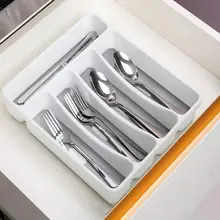 Kitchen Cutlery Spoon Fork Storage Tray Holder Drawer Cutlery Utensils Drawer Store Organizer Separation Knife Block Holder Tool
Kitchen Cutlery Spoon Fork Storage Tray Holder Drawer Cutlery Utensils Drawer Store Organizer Separation Knife Block Holder Tool