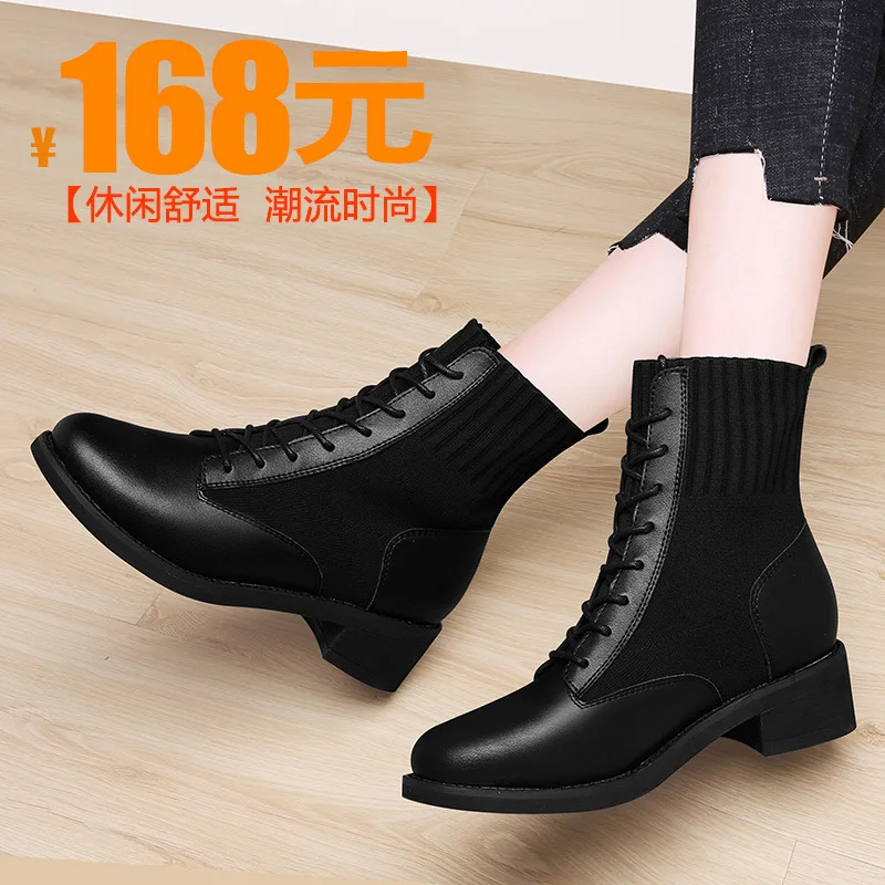 Centennial 2019 Winter New Style Short Boots Split Cowhide Martin Boots plus Velvet Short Boots WOMEN'S Casual Shoes 2092
Centennial 2019 Winter New Style Short Boots Split Cowhide Martin Boots plus Velvet Short Boots WOMEN'S Casual Shoes 2092