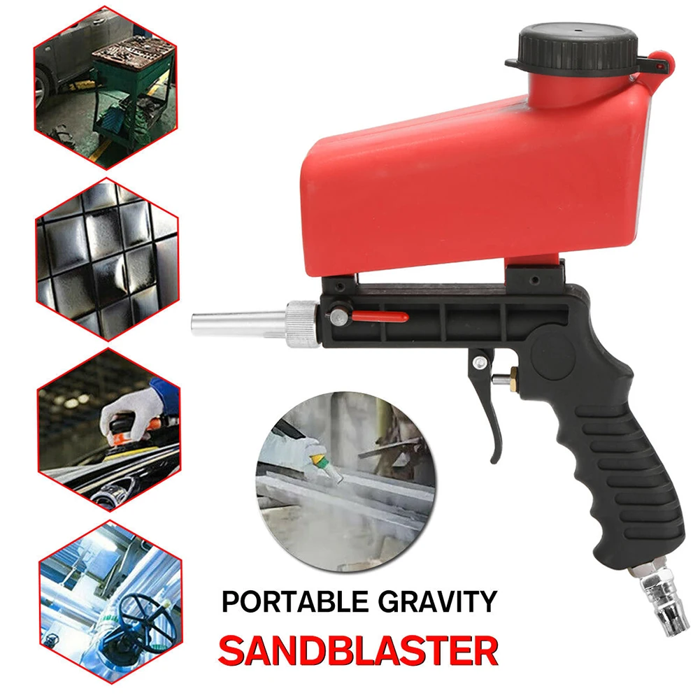 90psi Adjustable Pneumatic Sandblasting Gun Small Sand Blasting Machine Pneumatic Sandblaster Gun Lightweight Power Machine
90psi Adjustable Pneumatic Sandblasting Gun Small Sand Blasting Machine Pneumatic Sandblaster Gun Lightweight Power Machine
