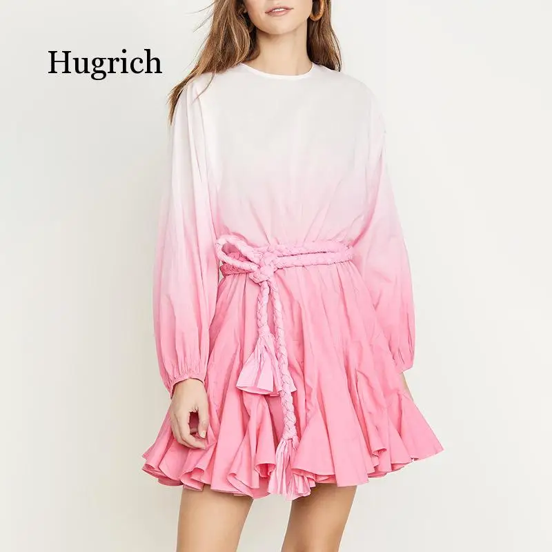 Holiday Style 2020 New Fashion o Neck Bubble Sleeve Lace Up Waist Loose Short Dress
Holiday Style 2020 New Fashion o Neck Bubble Sleeve Lace Up Waist Loose Short Dress