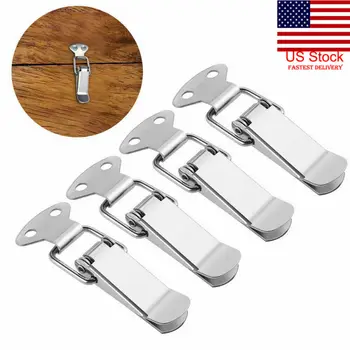1 PC Spring Loaded Suitcase Chest Tool Box Locking Toggle Latch Hasp Lock Hardware Toggle Clamp Horizontal Clamp Catch Lock
1 PC Spring Loaded Suitcase Chest Tool Box Locking Toggle Latch Hasp Lock Hardware Toggle Clamp Horizontal Clamp Catch Lock