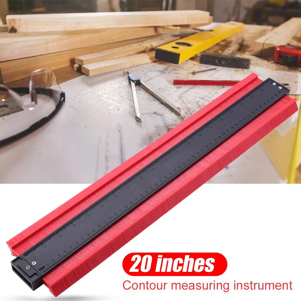50cm Contour Gauge Plastic Profile Copy Gauge Duplicator Standard For Wood Marking Tool Tiling Laminate Tiles General Ruler Tool
50cm Contour Gauge Plastic Profile Copy Gauge Duplicator Standard For Wood Marking Tool Tiling Laminate Tiles General Ruler Tool