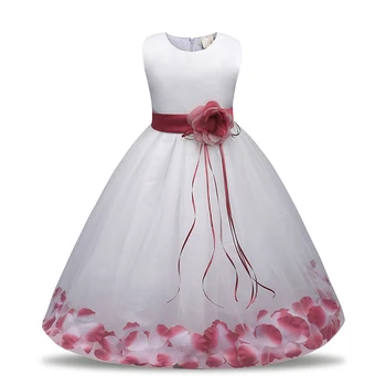 Girl Dress Girls Tulle Dresses Birthday Party Wedding Ceremonious with Flowers/Ribbons for Kid Girl Clothes Gown for Kids
Girl Dress Girls Tulle Dresses Birthday Party Wedding Ceremonious with Flowers/Ribbons for Kid Girl Clothes Gown for Kids
