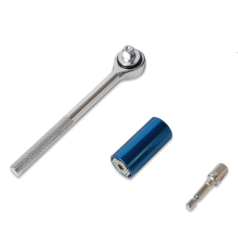 7-19mm Multi-Function Universal Socket Wrench Ratchet Socket 3/8 Post Light Handle Wrench
7-19mm Multi-Function Universal Socket Wrench Ratchet Socket 3/8 Post Light Handle Wrench
