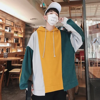 UYUK2019 Spring And Autumn New Casual Fashion Chaozhou Embroidery Loose Stitching Color Matching Hat For Men's Hoodies Harajuku
UYUK2019 Spring And Autumn New Casual Fashion Chaozhou Embroidery Loose Stitching Color Matching Hat For Men's Hoodies Harajuku
