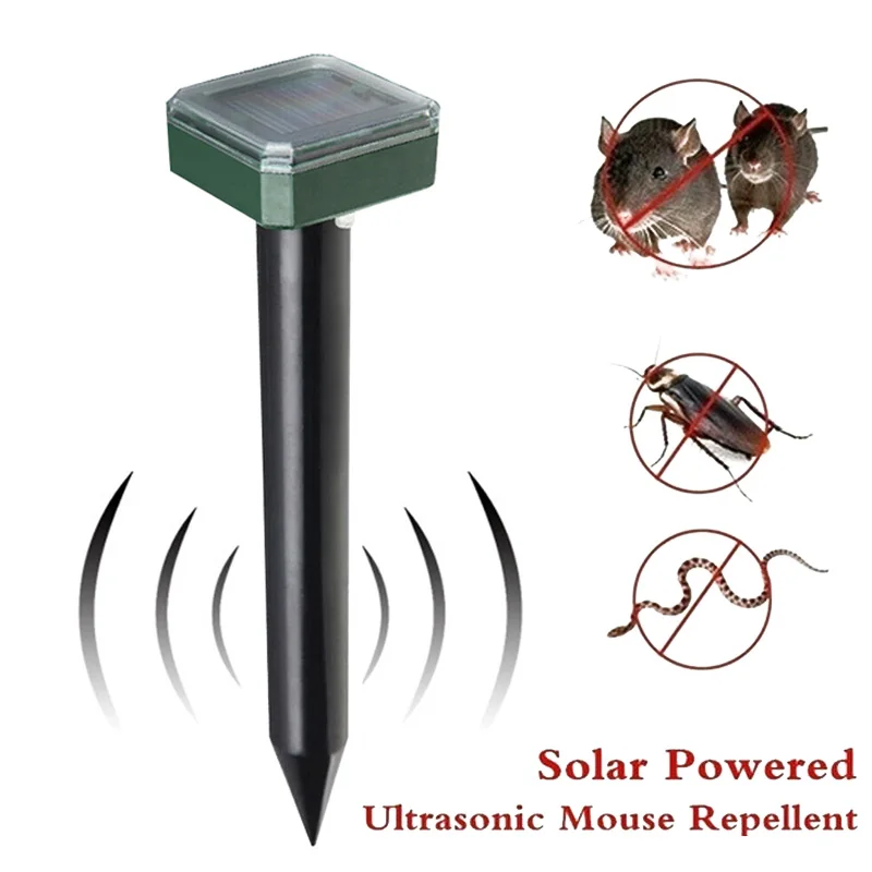 1.2V 600MAH Solar Power Repeller Insect Gopher Animal Electronic Rodent Control Outdoor Yard Ultrasonic Rat Repeller
1.2V 600MAH Solar Power Repeller Insect Gopher Animal Electronic Rodent Control Outdoor Yard Ultrasonic Rat Repeller