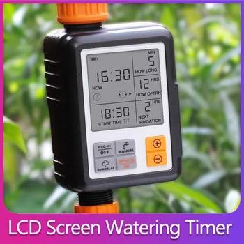 New Automatic Watering Timer Electronic Big LCD Screen Sprinkler Water Timer Waterproof Garden Hose Irrigation System Controller
New Automatic Watering Timer Electronic Big LCD Screen Sprinkler Water Timer Waterproof Garden Hose Irrigation System Controller