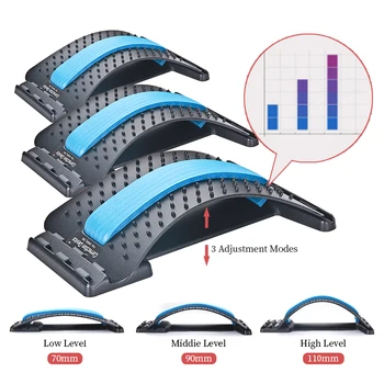 3 Levels Adjustable Lumbar Back Massage Stretcher Waist Support Spine Trainer Relieve Spinal Equipment Orthopedic Back Stretcher 
3 Levels Adjustable Lumbar Back Massage Stretcher Waist Support Spine Trainer Relieve Spinal Equipment Orthopedic Back Stretcher