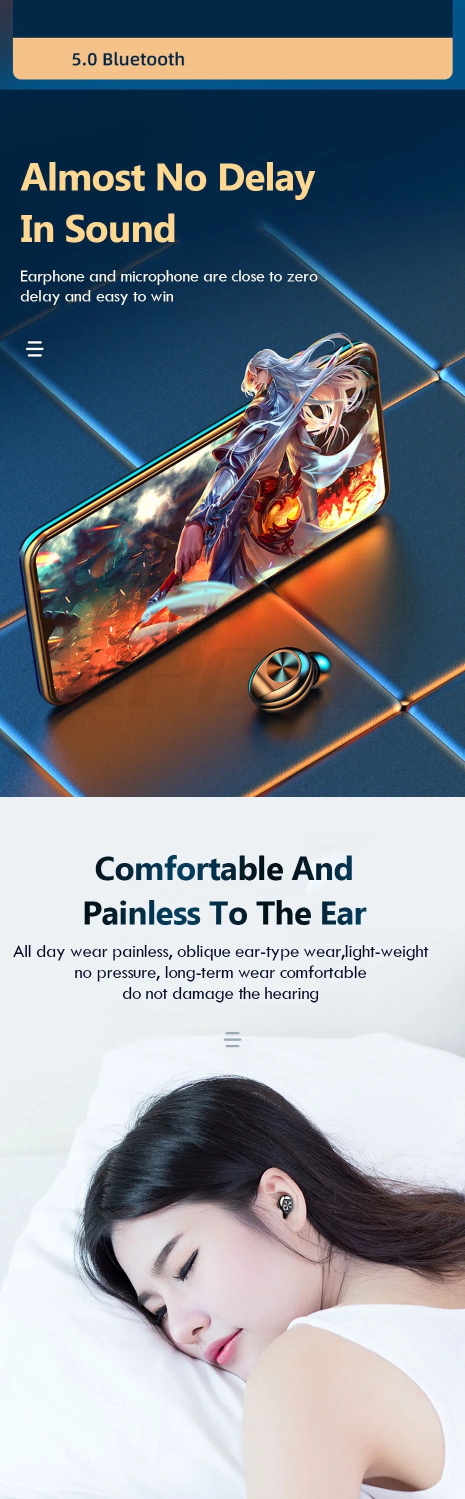 Wireless Bluetooth Headphones With Mic TWS Earphone Touch Control 9D Stereo Headset IPX7 Waterproof Sport Earphones LED Display Wireless Bluetooth Headphones With Mic TWS Earphone Touch Control 9D Stereo Headset IPX7 Waterproof Sport Earphones LED Display
