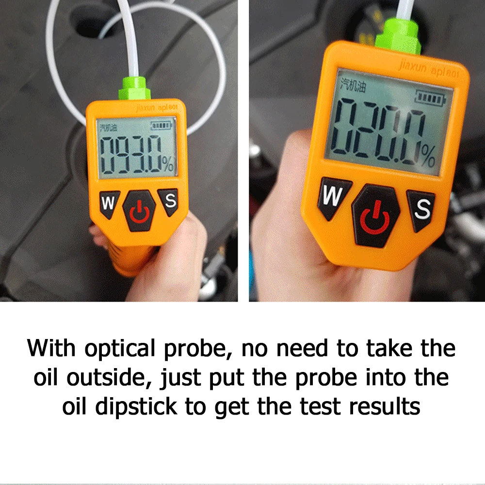 Automobile Engine Oil Detection Instrument Household Oil Quality Analyzer Gas Analyzer Car Testing Tools With LED Display
Automobile Engine Oil Detection Instrument Household Oil Quality Analyzer Gas Analyzer Car Testing Tools With LED Display