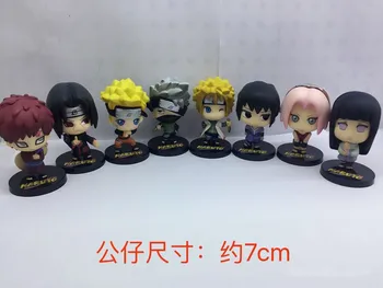 8pcs Anime Naruto Q Version Action Figure Toys Naruto Hatake Kakashi Uchiha Itachi Sasuke Uzumaki Model PVC Collection Doll 7cm 
8pcs Anime Naruto Q Version Action Figure Toys Naruto Hatake Kakashi Uchiha Itachi Sasuke Uzumaki Model PVC Collection Doll 7cm