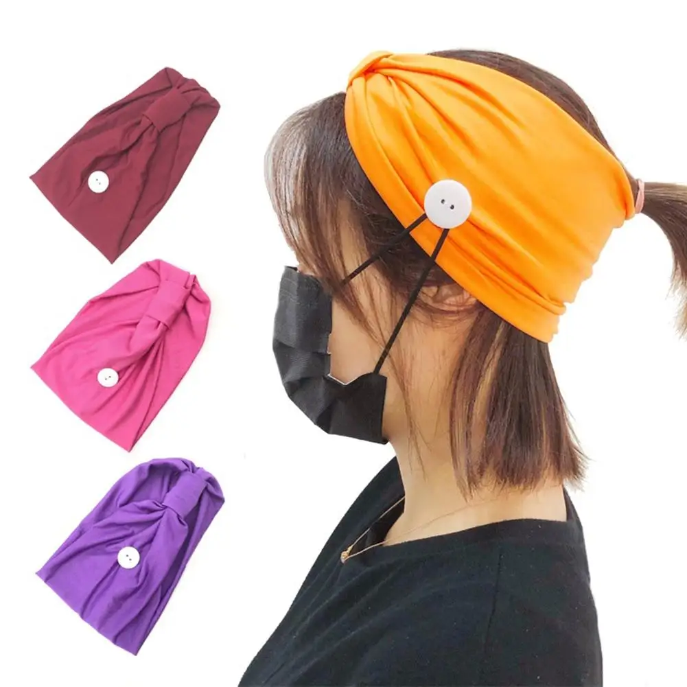 2Pcs Elastic headbands for face masks nurses doctors mask headbands with buttons healthcare workers Yoga Sports Hairband supplie
2Pcs Elastic headbands for face masks nurses doctors mask headbands with buttons healthcare workers Yoga Sports Hairband supplie