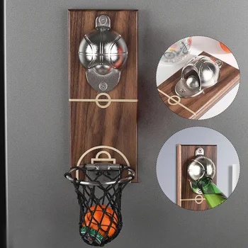 Beer Bar Decoration Basketball Bottle Opener With Cap Collector Multifunction Home Magnetic Refrigerator Wall Mounted Gift
Beer Bar Decoration Basketball Bottle Opener With Cap Collector Multifunction Home Magnetic Refrigerator Wall Mounted Gift