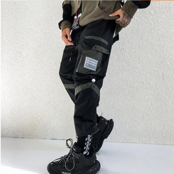 Patchwork Cargo Harem Pant Men 2019 Hip Hop Pockets Casual Jogger Trousers Drawstring Waist Mens Harajuku Streetwear Track Pants
Patchwork Cargo Harem Pant Men 2019 Hip Hop Pockets Casual Jogger Trousers Drawstring Waist Mens Harajuku Streetwear Track Pants